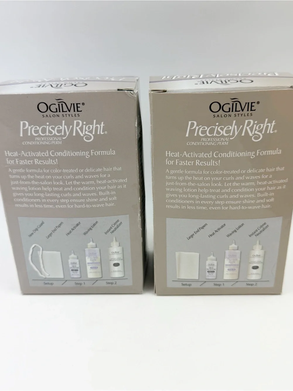 TWO Ogilvie Precisely Right Professional Conditioning Perm All Hair Types New